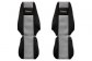 SEAT COVERS RENAULT PREMIUM from 2002 1+1, 2 belts in the seat