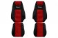 SEAT COVERS RENAULT PREMIUM from 2002 1+1, 2 belts in the seat